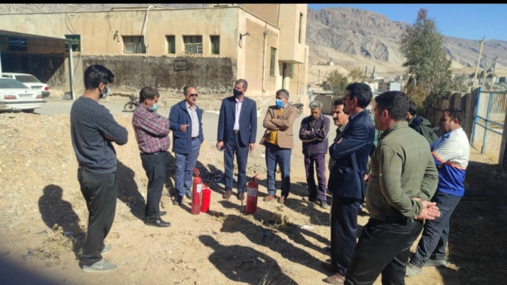 اجرای 7 مانور آموزشی - تمرینی اطفاء حریق در تاسیسات آب و فاضلاب استان ایلام