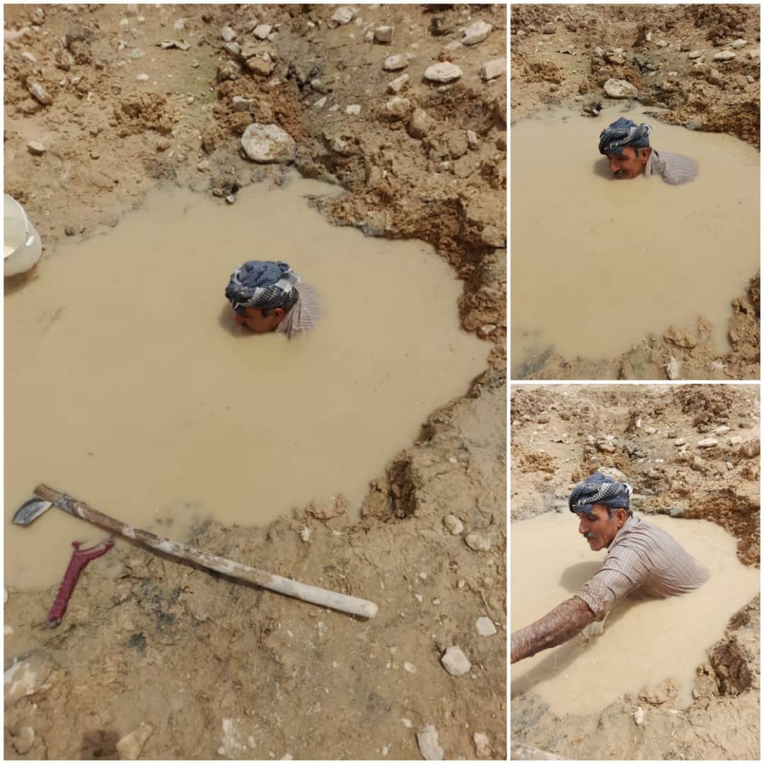 رفع شکستگی خط انتقال آب شرب روستایی، در شهرستان دهلران